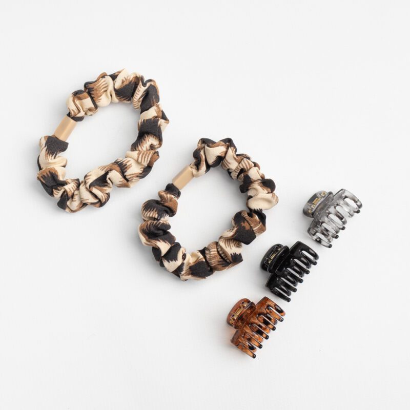 KIT DE COLITA Y HEBILLA ANIMAL PRINT