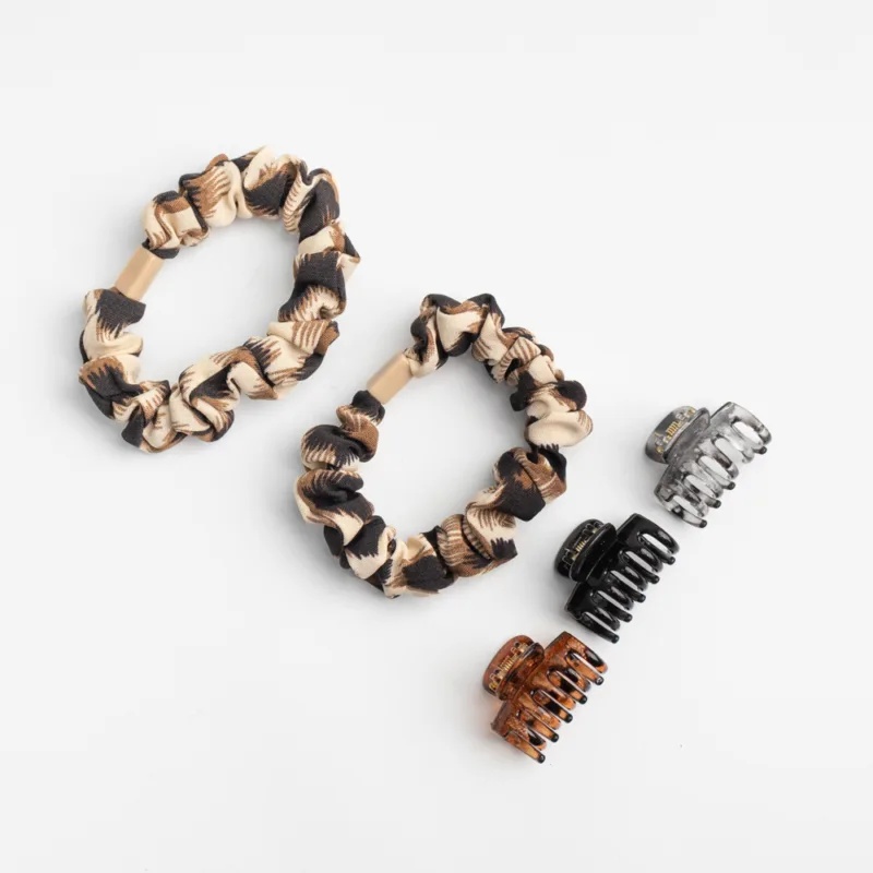 KIT DE COLITA Y HEBILLA ANIMAL PRINT