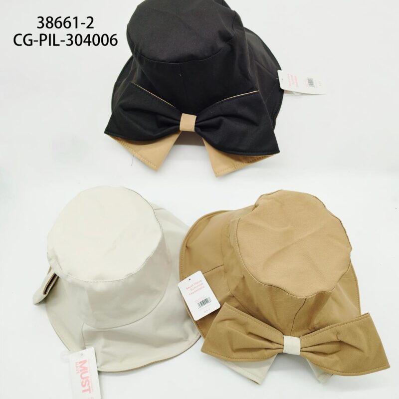 SOMBRERO TIPO PILUSO CON MOÑO