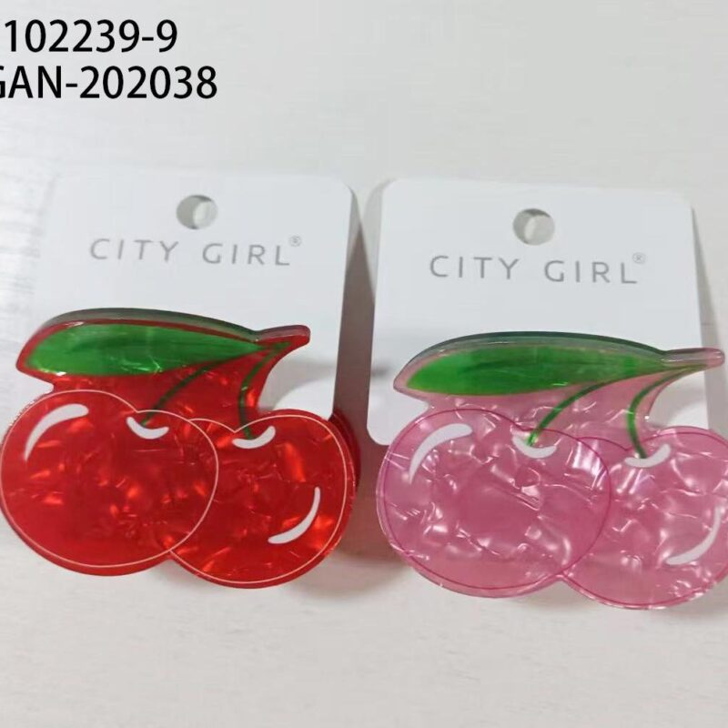 BROCHE PARA EL PELO DE CEREZAS