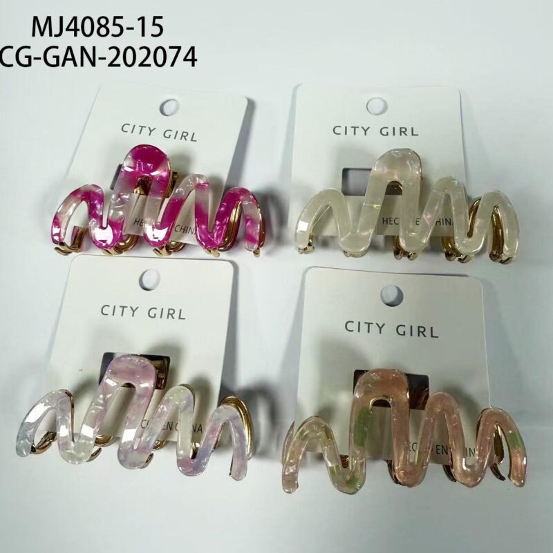 BROCHE PARA EL PELO ONDAS DORADO