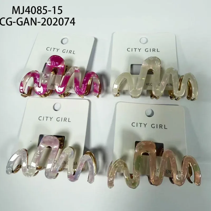 BROCHE PARA EL PELO ONDAS DORADO