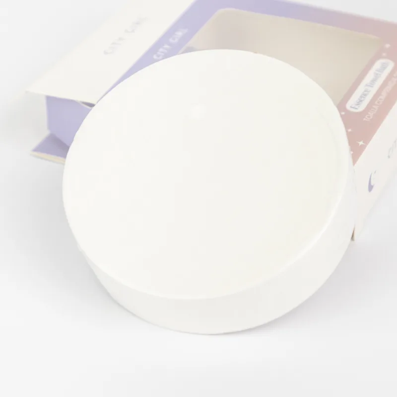 TOALLAS COMPRIMIDA DE BAÑO REDONDA 1U