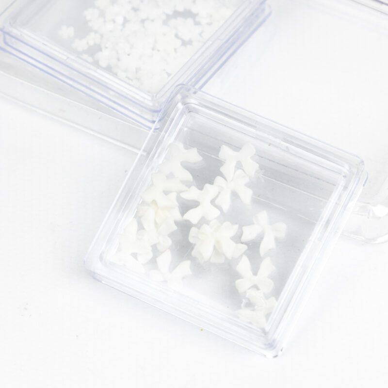 DECORACION DE MOÑOS UNICOLOR PARA UÑAS - Imagen 2