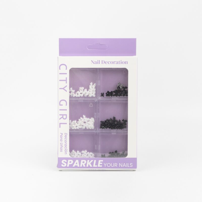 DECORACION DE MOÑOS UNICOLOR PARA UÑAS - Imagen 3