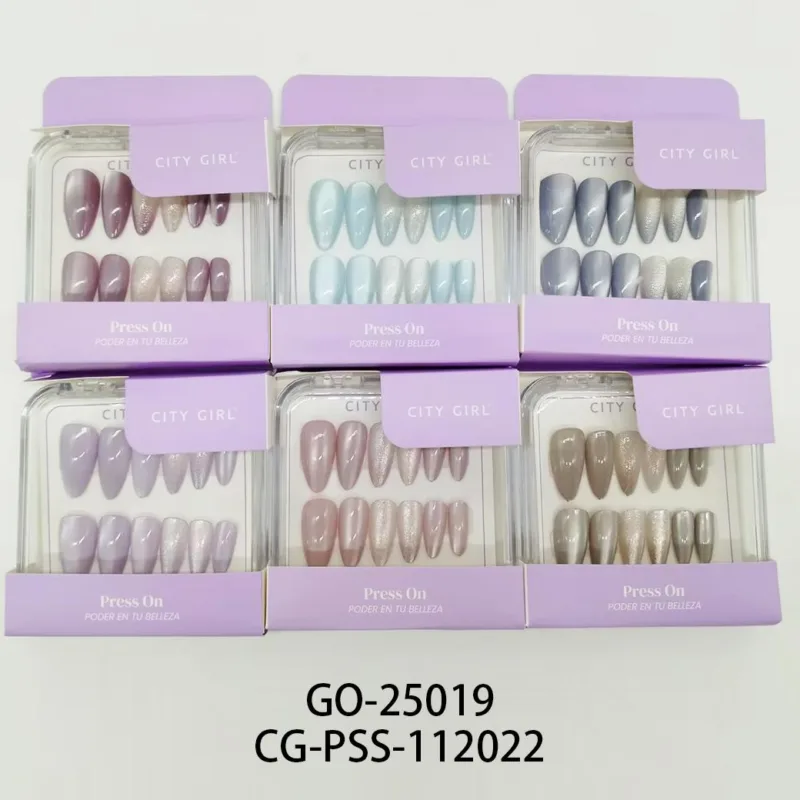 PRESS ON ALMENDRA OJO DE GATO