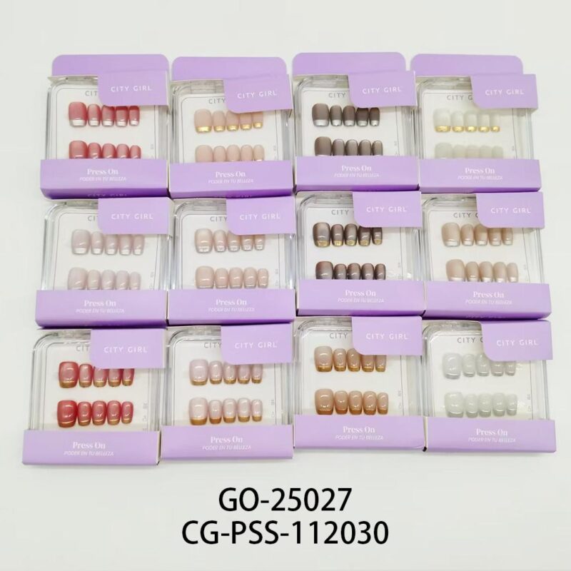 PRESS ON CUADRADA OJO DE GATO