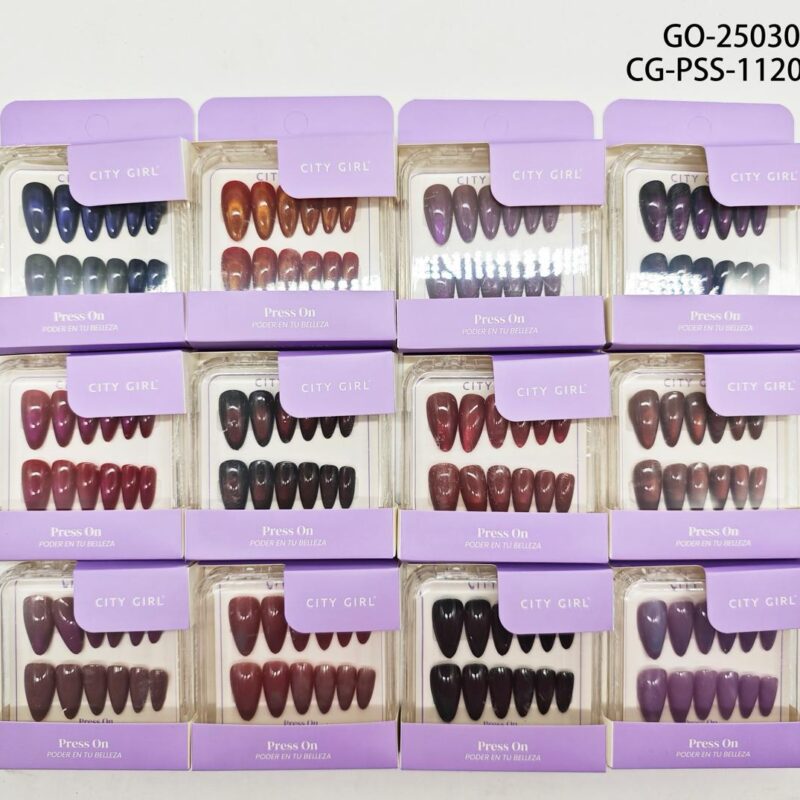 PRESS ON ALMENDRA OJO DE GATO