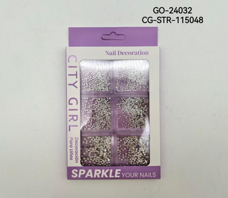DECORACIÓN STRASS PARA UÑAS