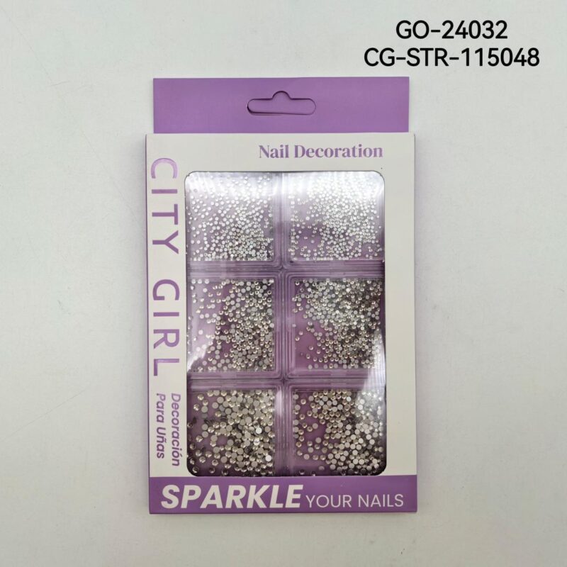 DECORACIÓN STRASS PARA UÑAS