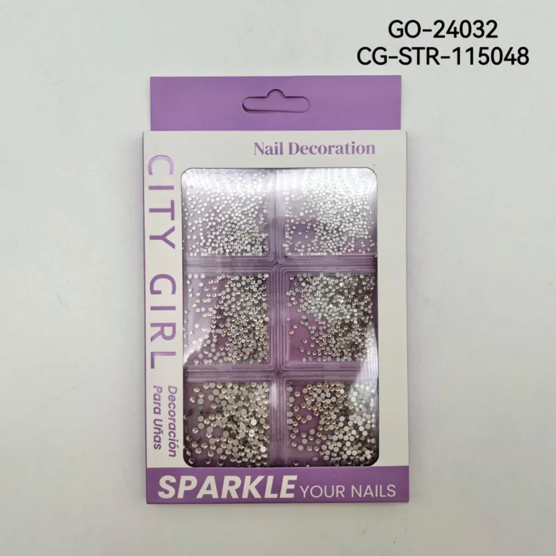 DECORACIÓN STRASS PARA UÑAS