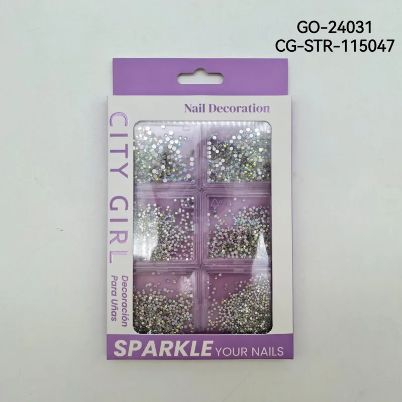 DECORACION STRASS TORNASOL PARA UÑAS