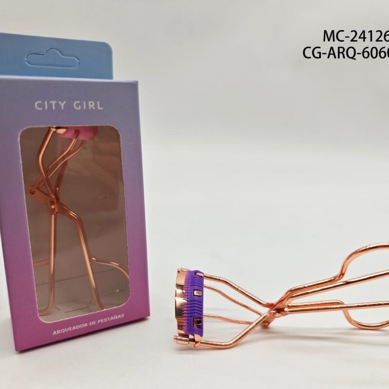 ARQUEADOR DE PESTAÑAS DORADO CON SEPARADORES