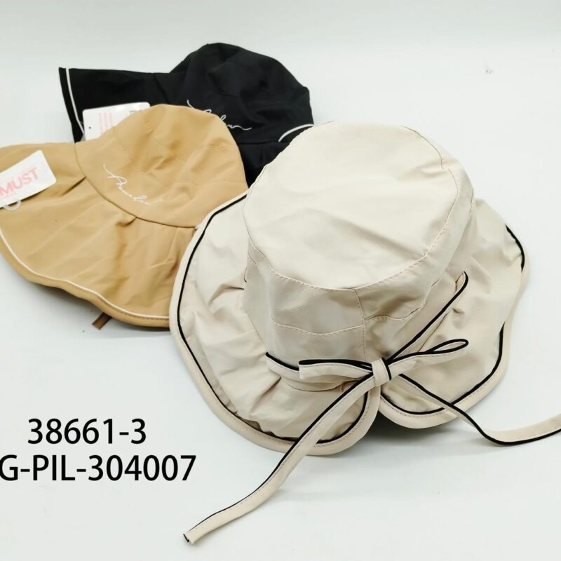 SOMBRERO TIPO PILUSO CON MOÑO CHICO