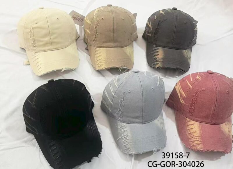 GORRA DESGASTADA CON RAYAS