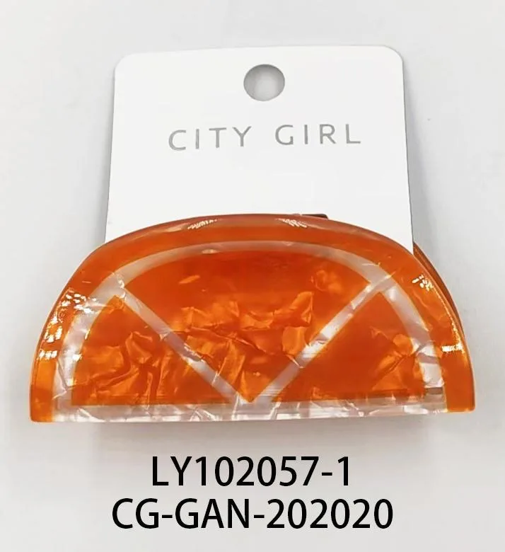 BROCHE/GANCHO MEDIA NARANJA