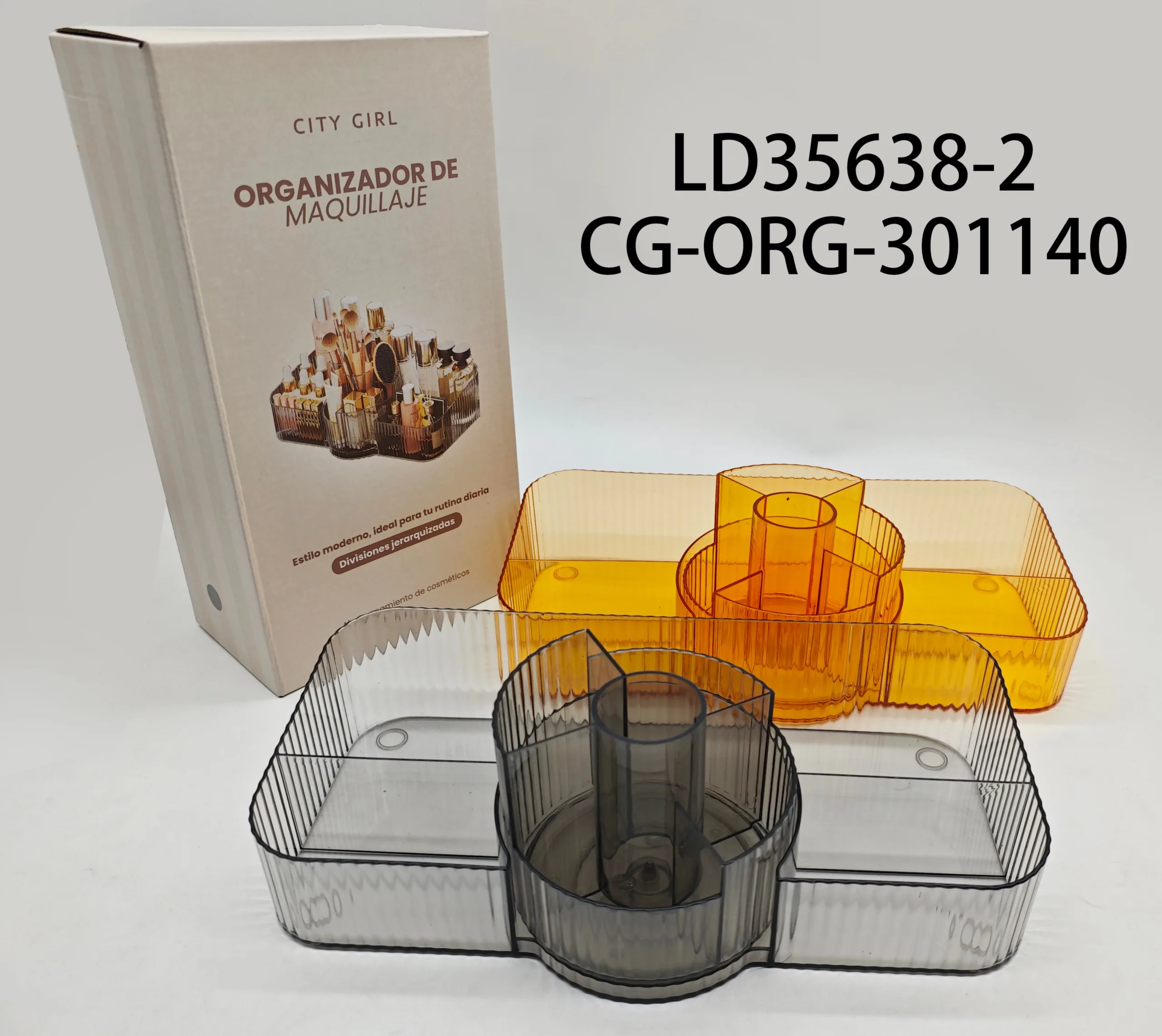 ORGANIZADOR DE ACRILICO PARA MAQUILLAJE
