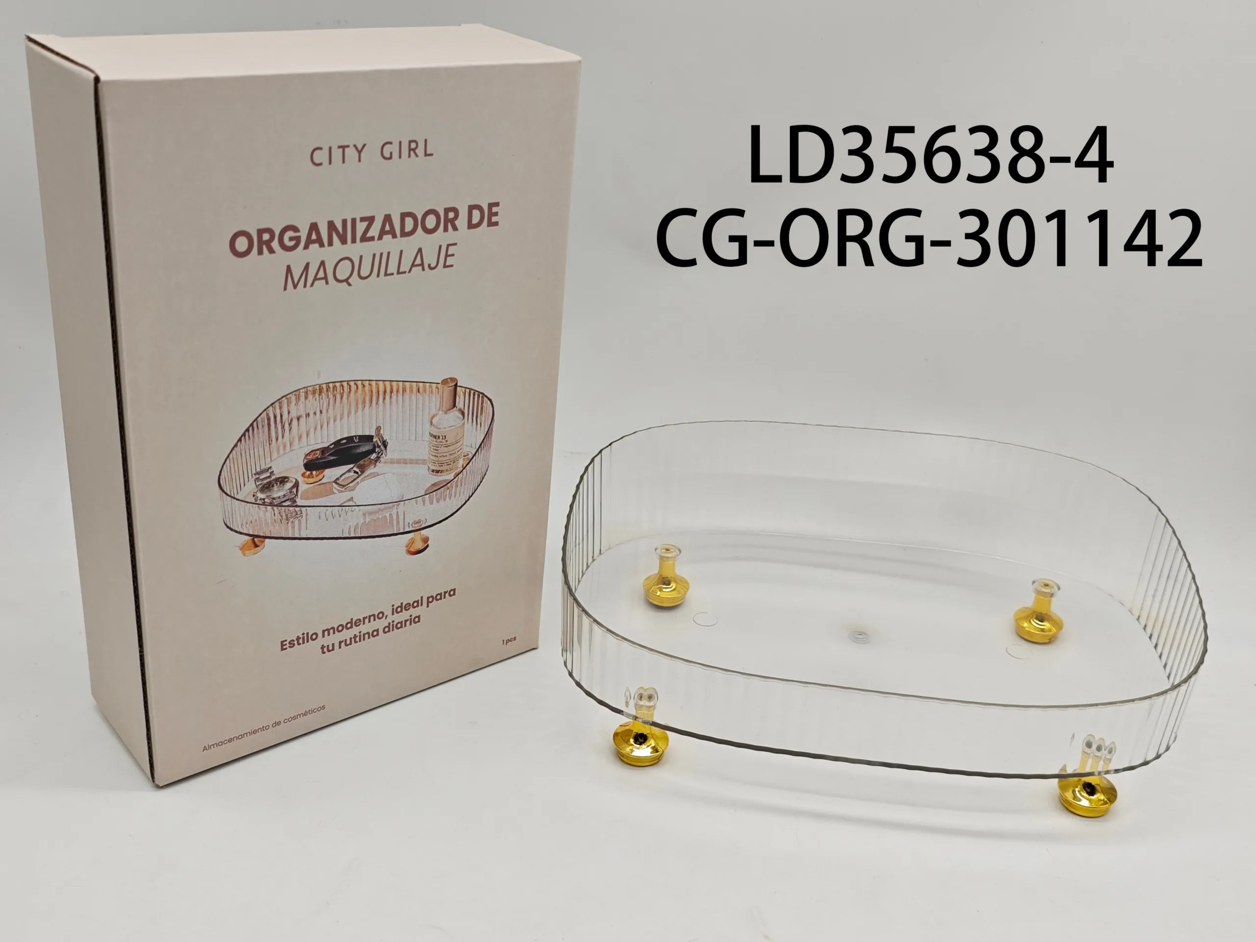 ORGANIZADOR DE ACRILICO PARA MAQUILLAJE