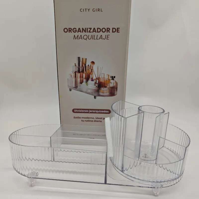 ORGANIZADOR DE ACRILICO PARA MAQUILLAJE