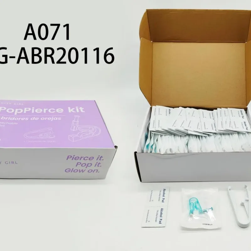 CAJA DE 80 ABRIDORES/PIERCING DE OREJAS