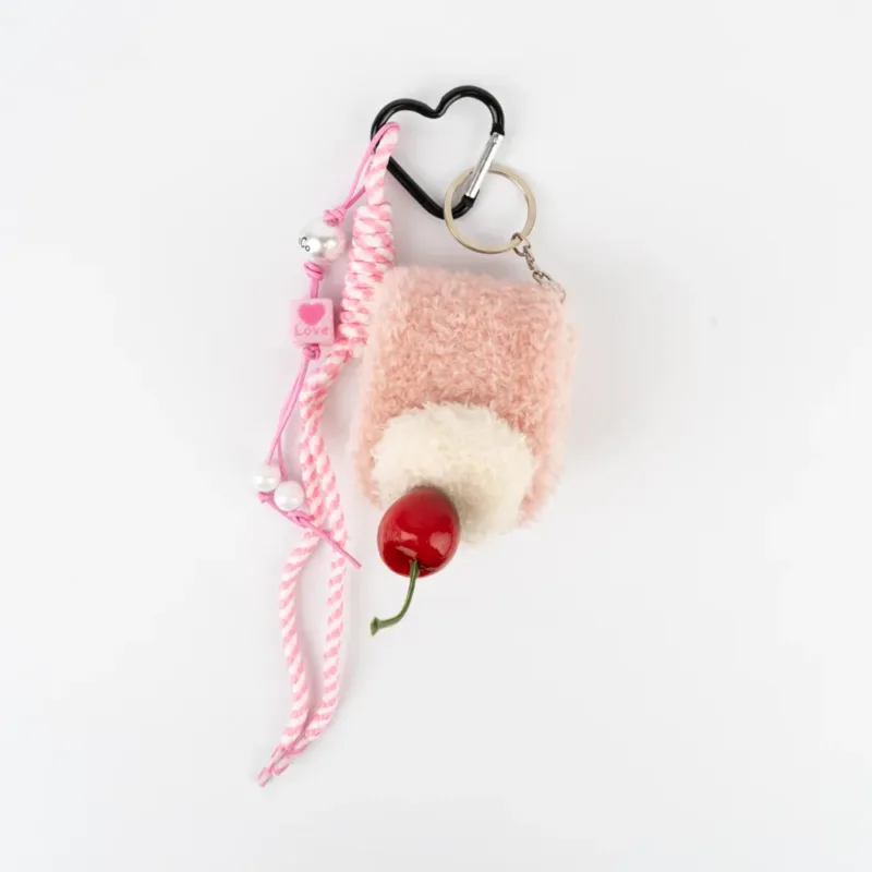 LLAVERO DE TORTITA CON CEREZA