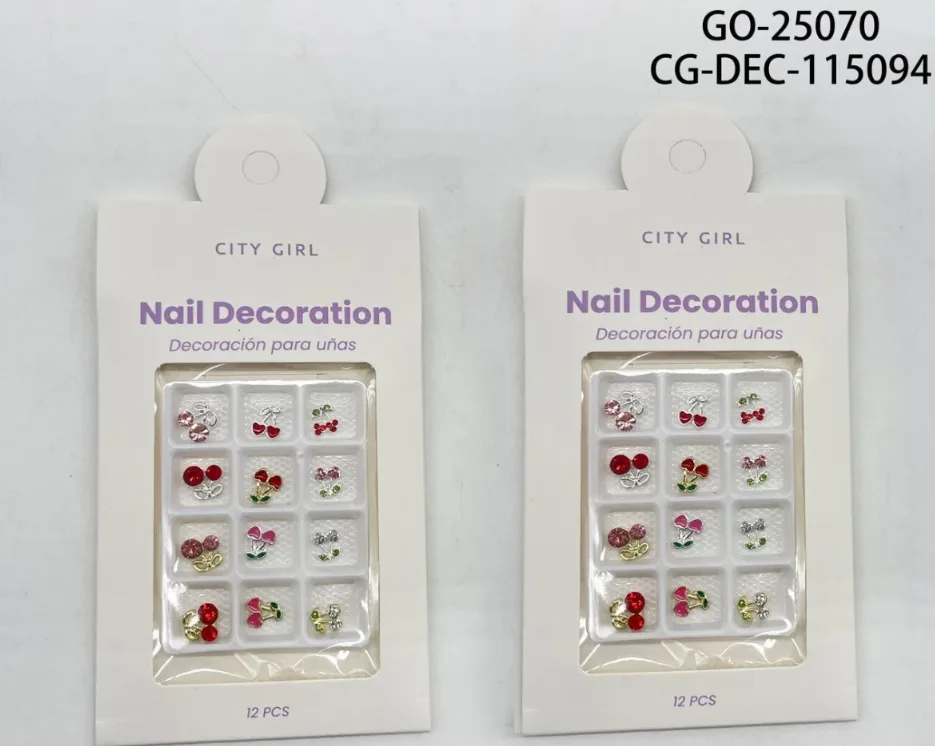 DECORACIÓN DE CEREZAS PARA UÑAS