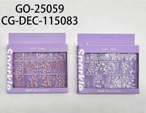 DECORACION DE MOÑOS PARA UÑAS