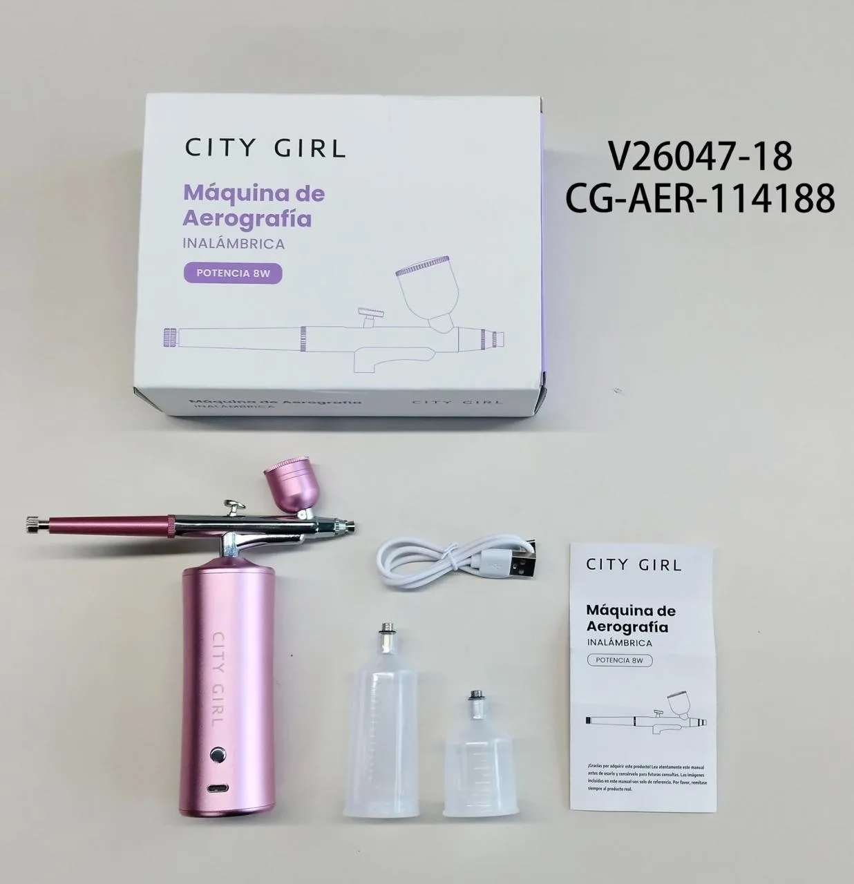 AEROGRAFO INALAMBRICO PARA UÑAS Y SKINCARE