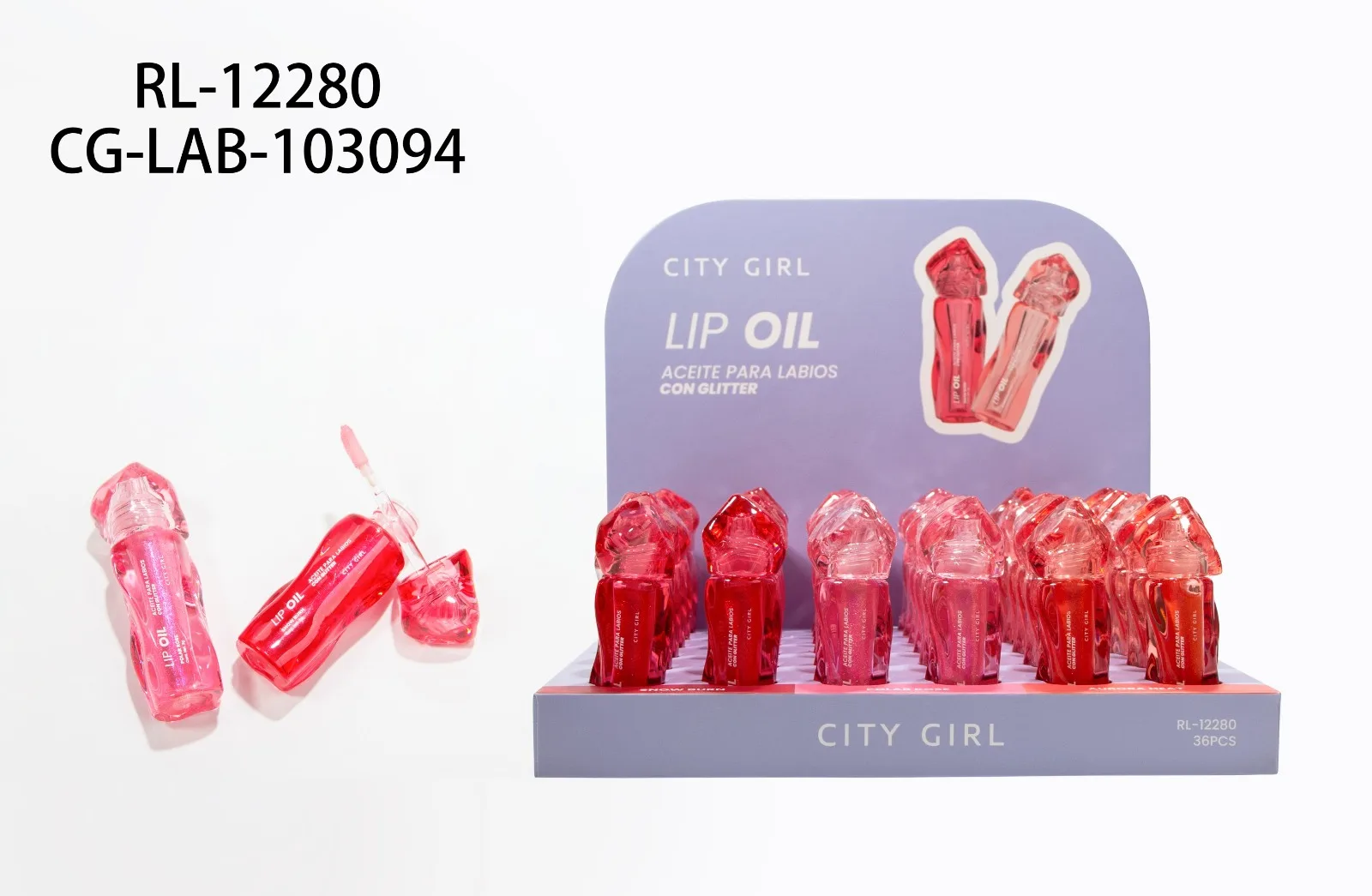 LIP OIL PARA LABIOS CON GLITTER