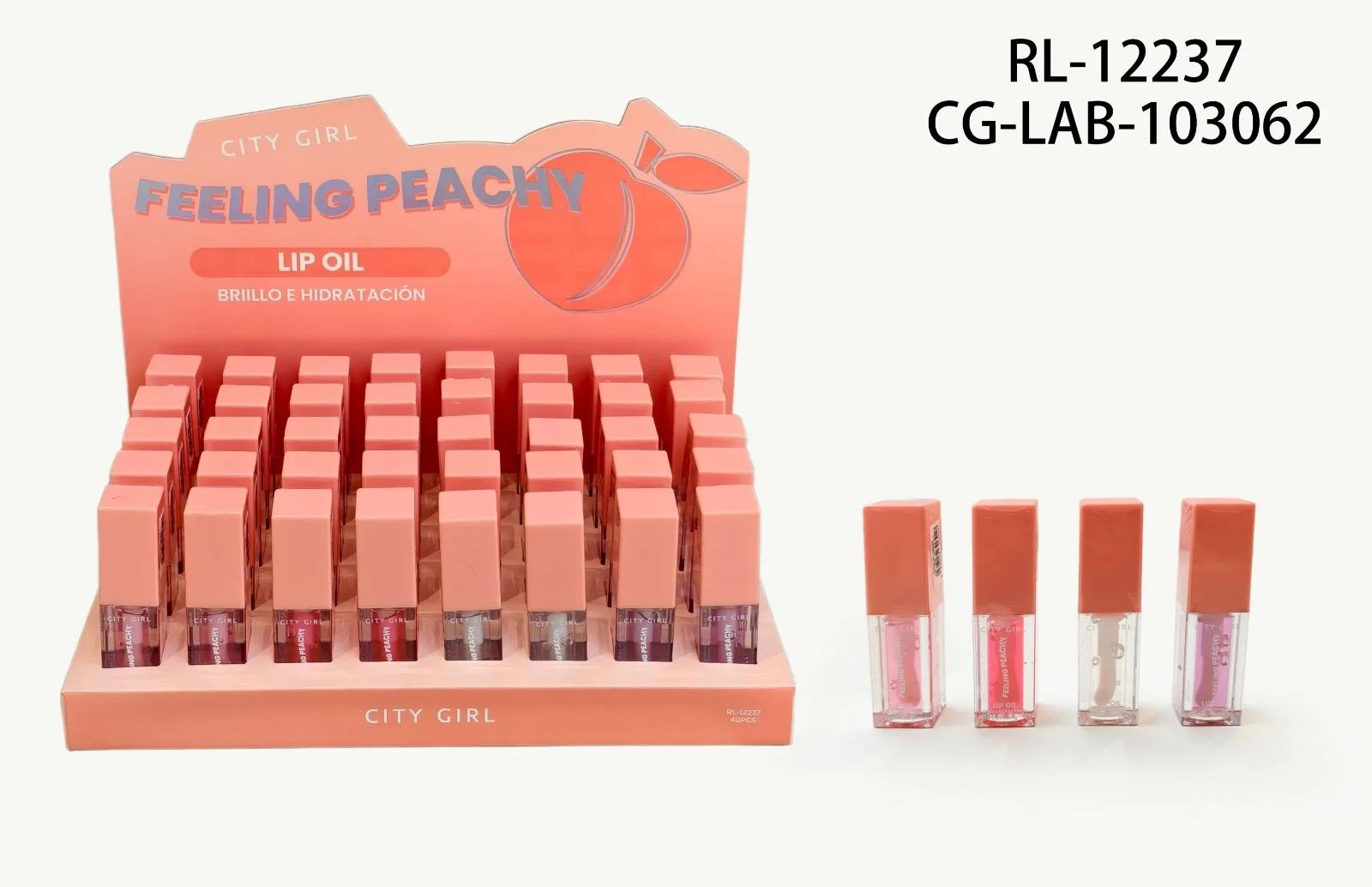 FEELING PEACHY LIP OIL BRILLO E HIDRATACION