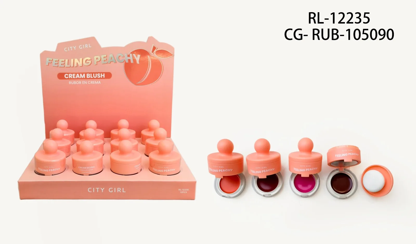 FEELING PEACHY RUBOR EN CREMA