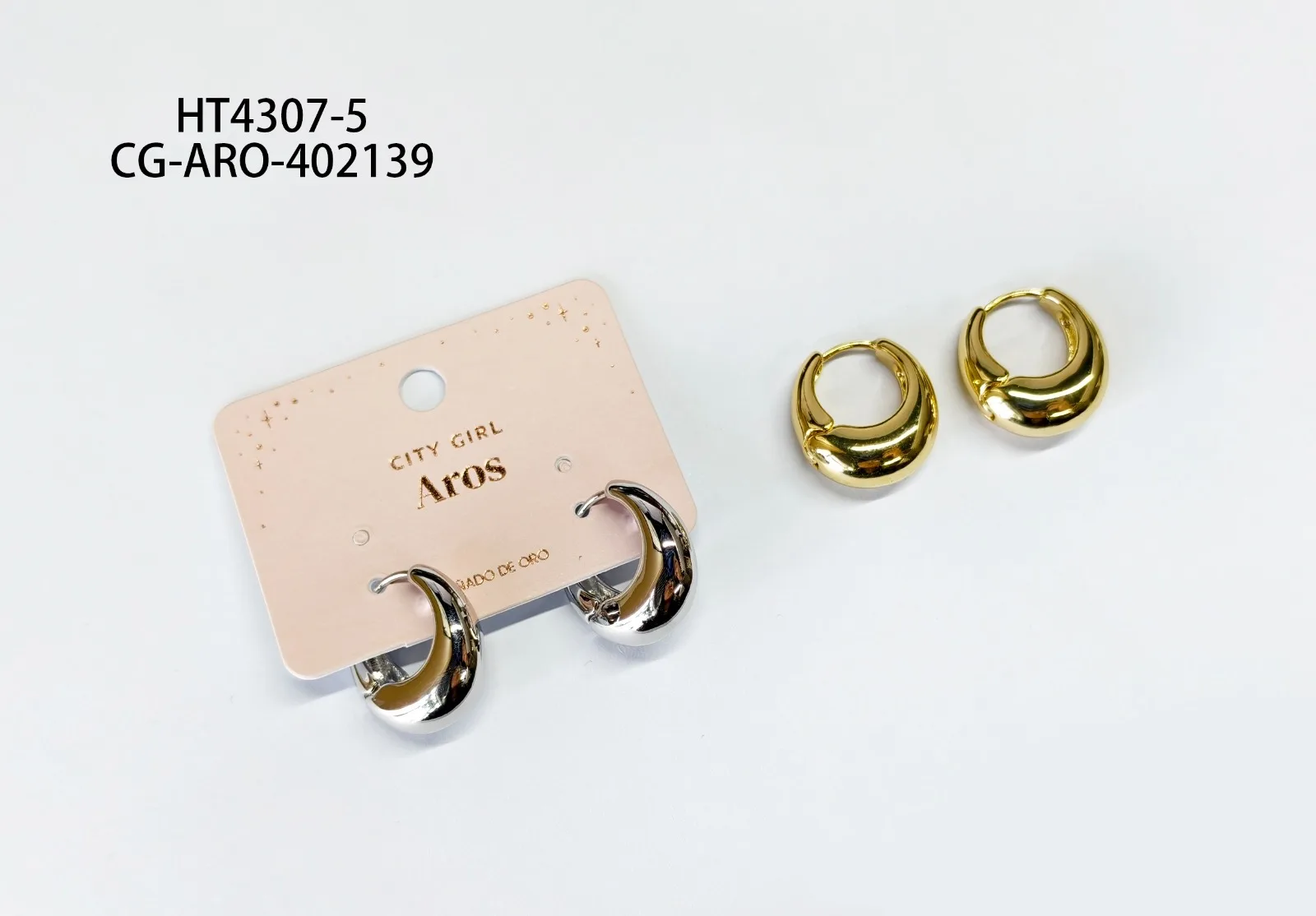 AROS BAÑADOS EN ORO