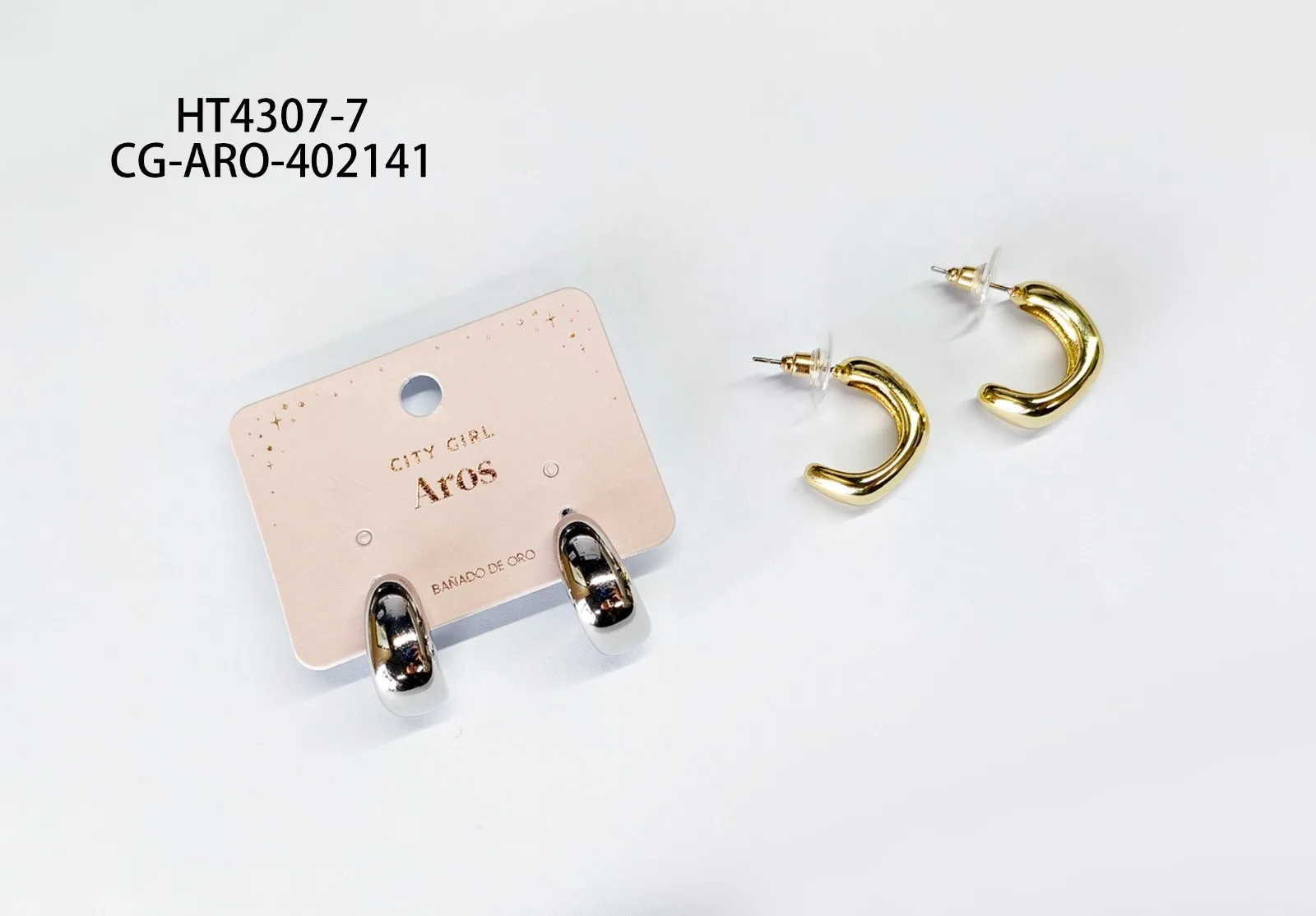 AROS BAÑADOS EN ORO