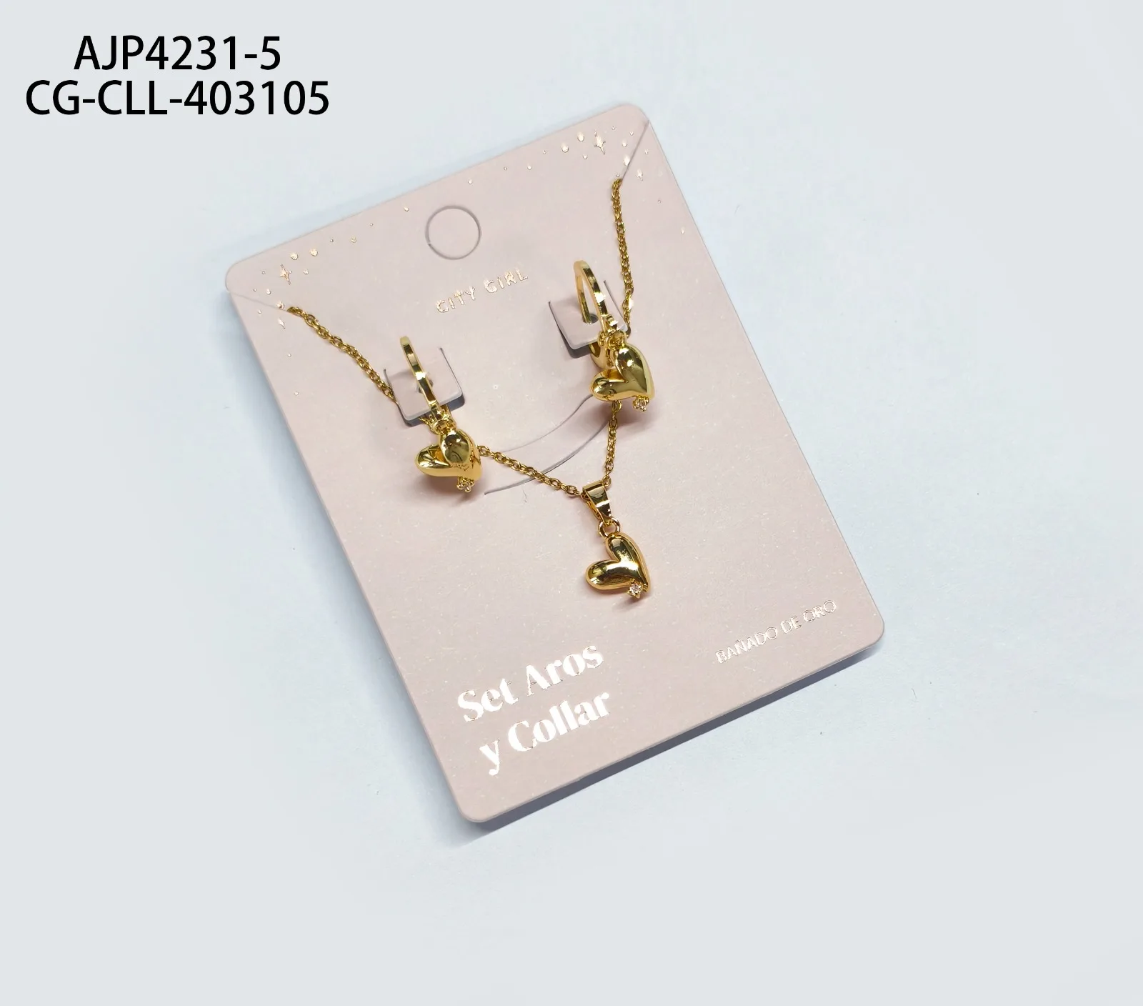 SET DE AROS Y COLLAR