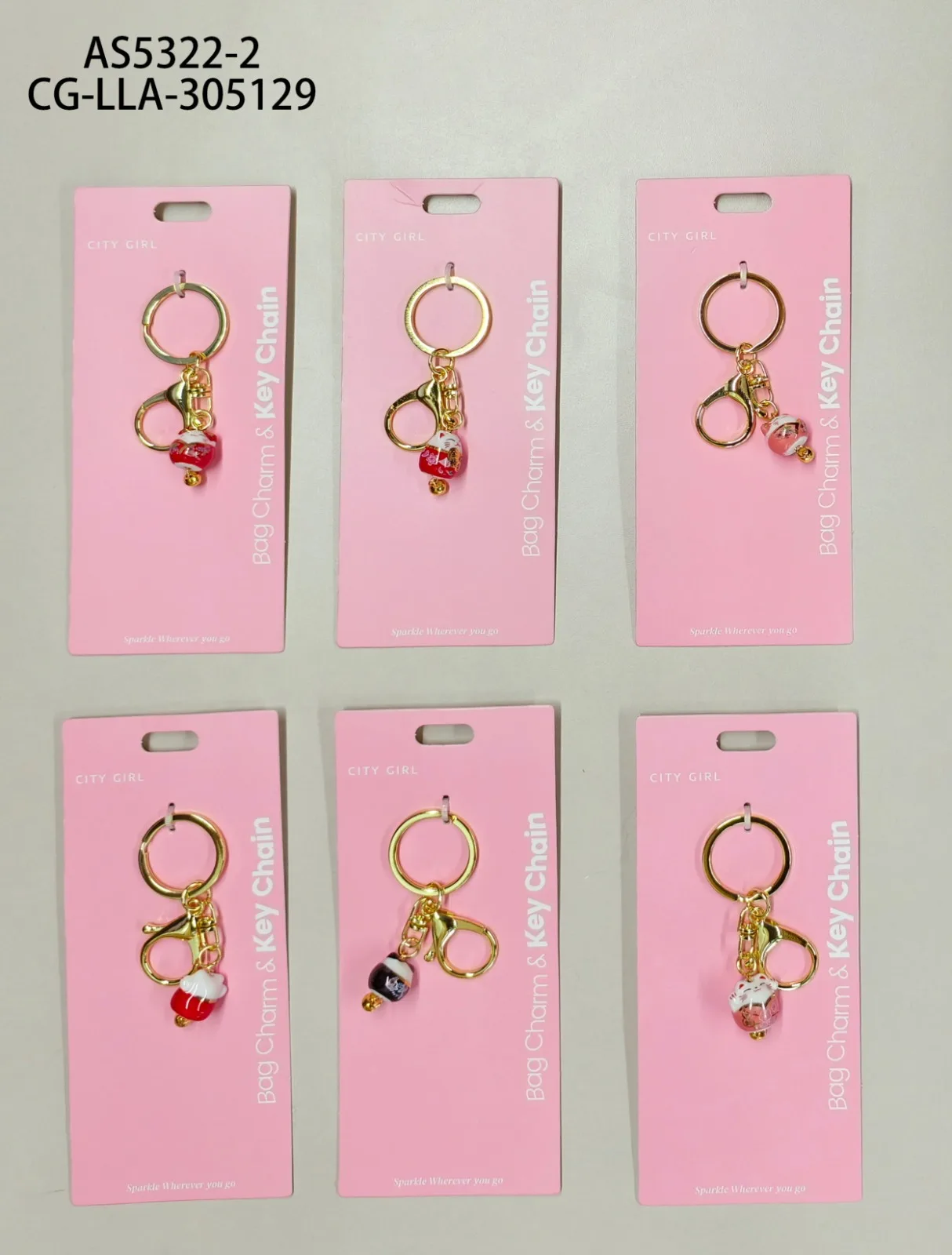 LLAVERO CHARMS GATITO