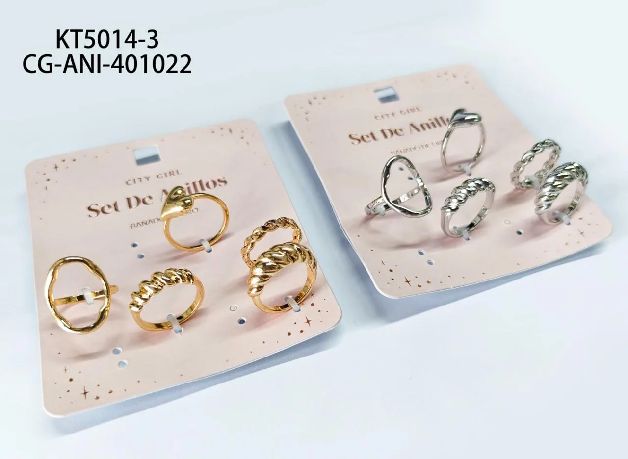 SET DE ANILLOS