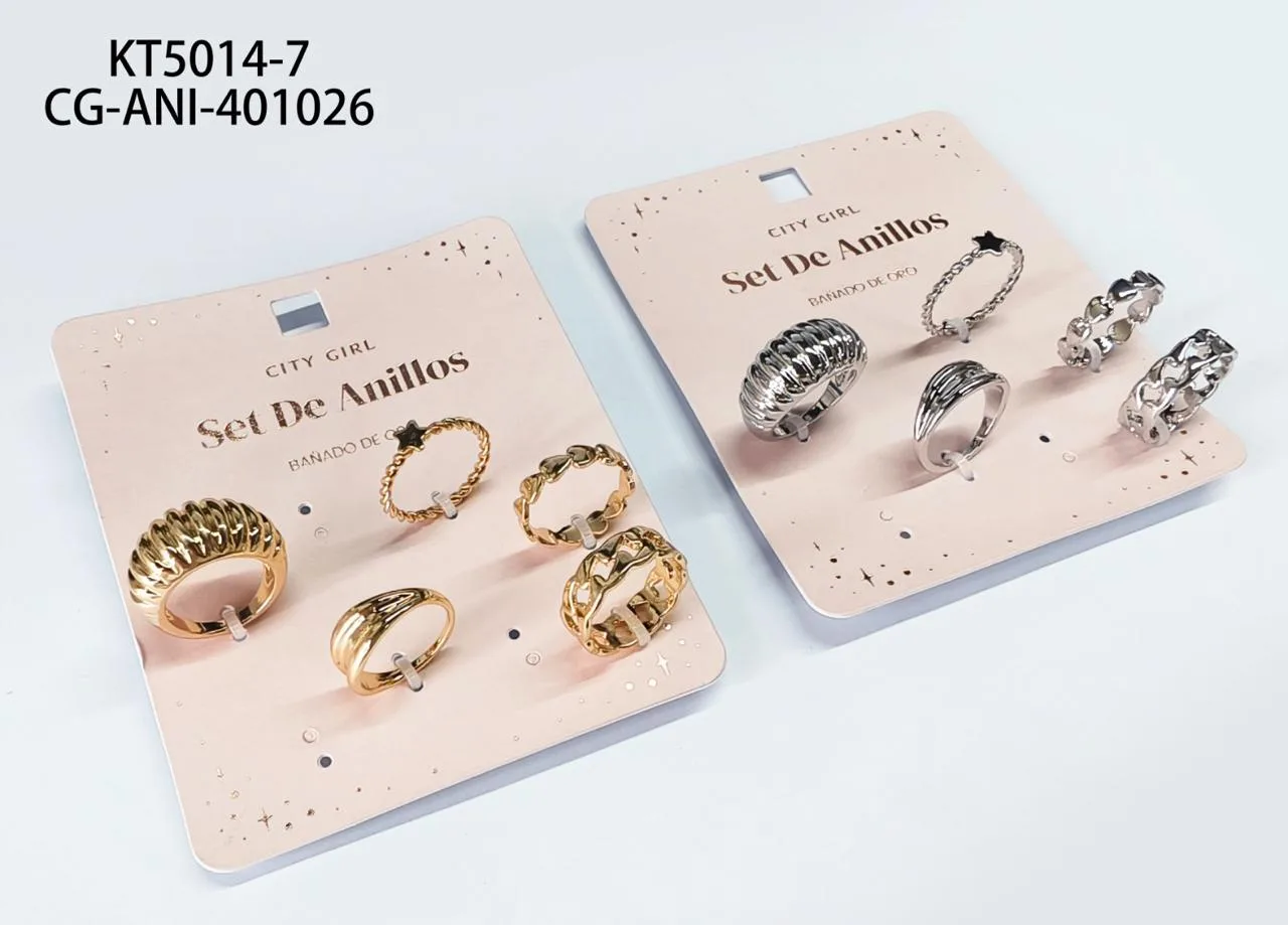 SET DE ANILLOS