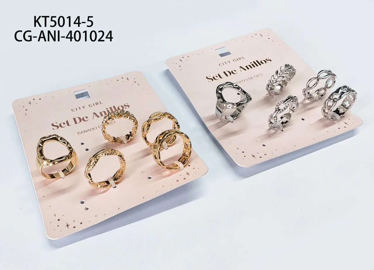 SET DE ANILLOS