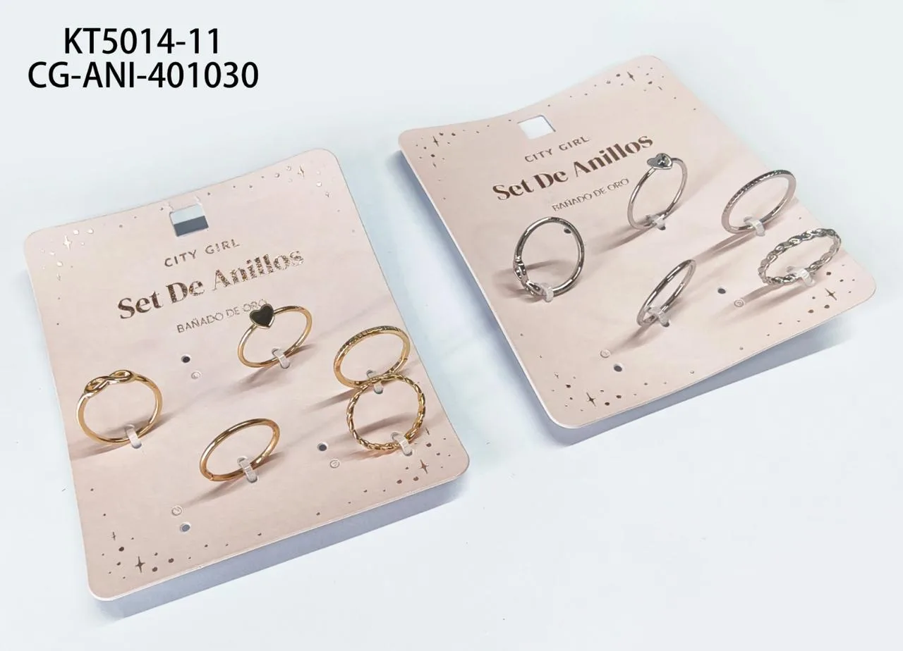 SET DE ANILLOS