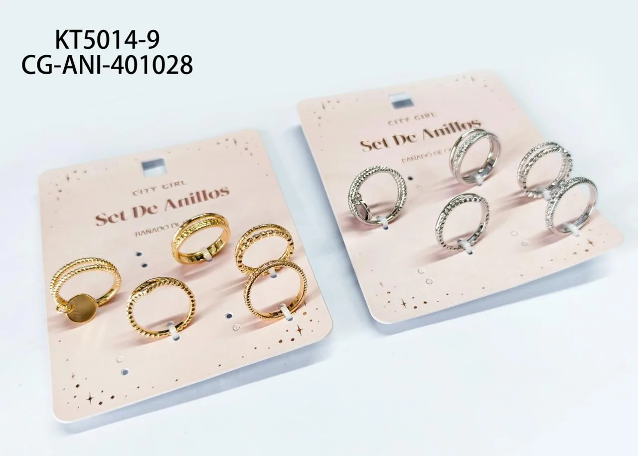 SET DE ANILLOS