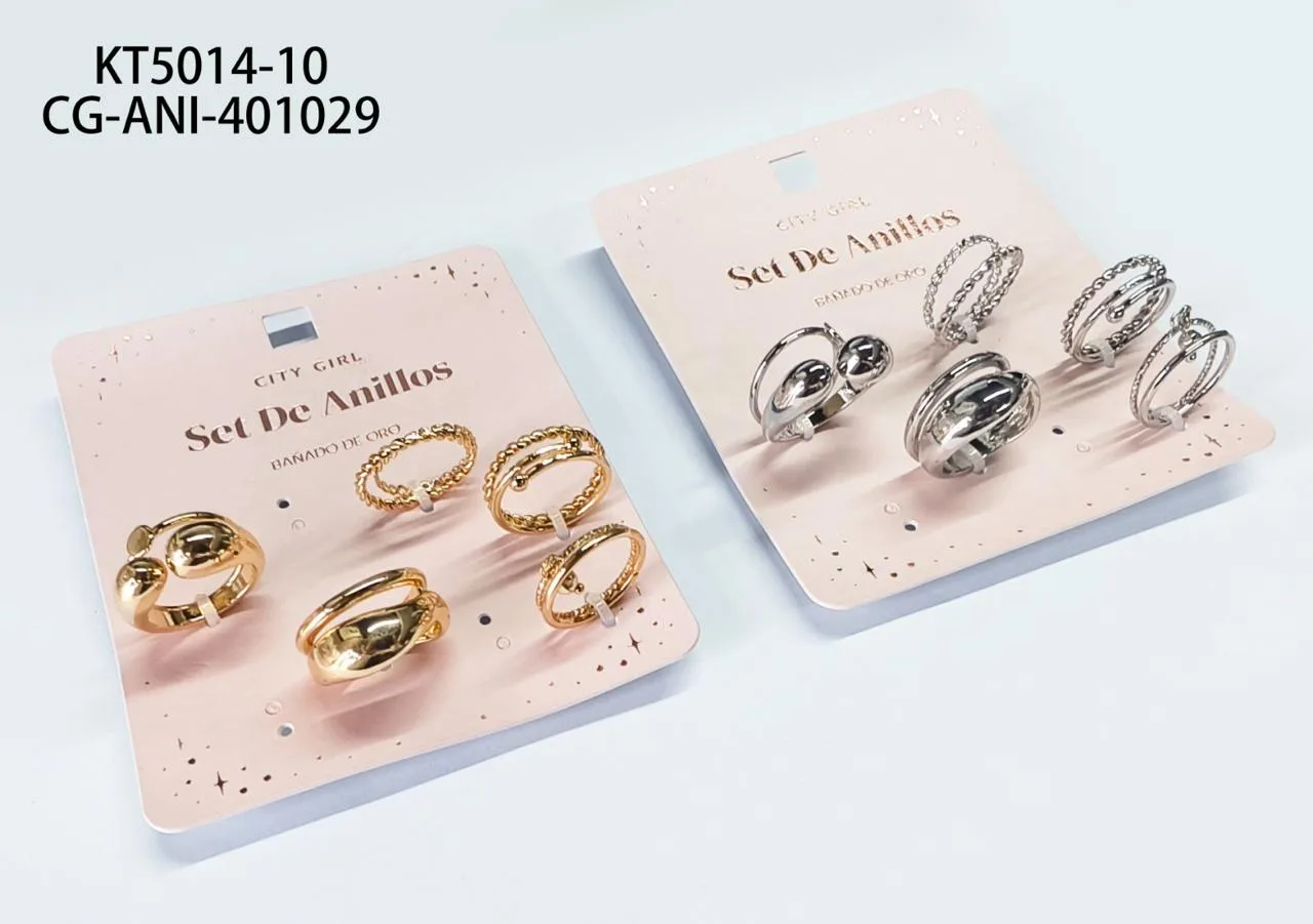 SET DE ANILLOS
