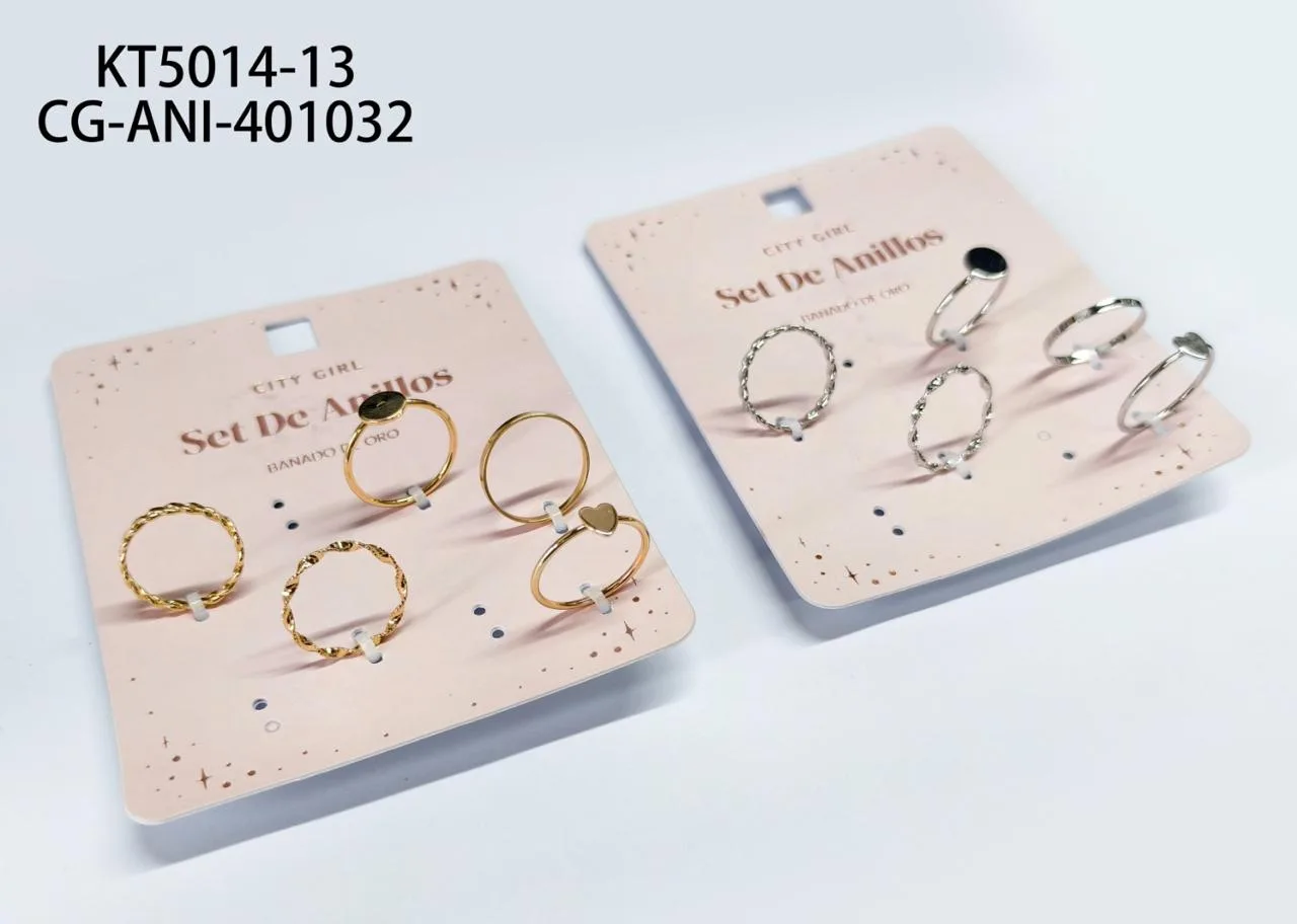 SET DE ANILLOS