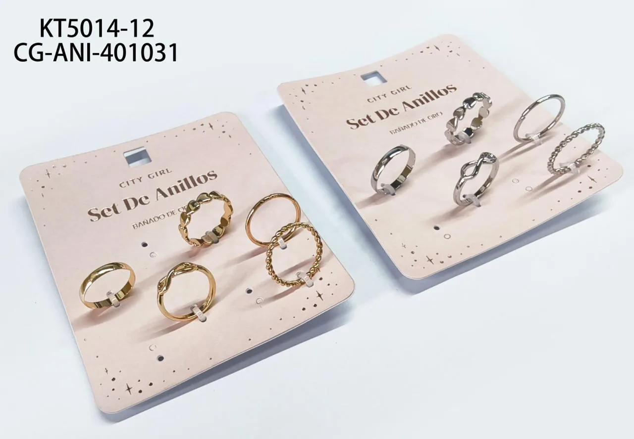 SET DE ANILLOS