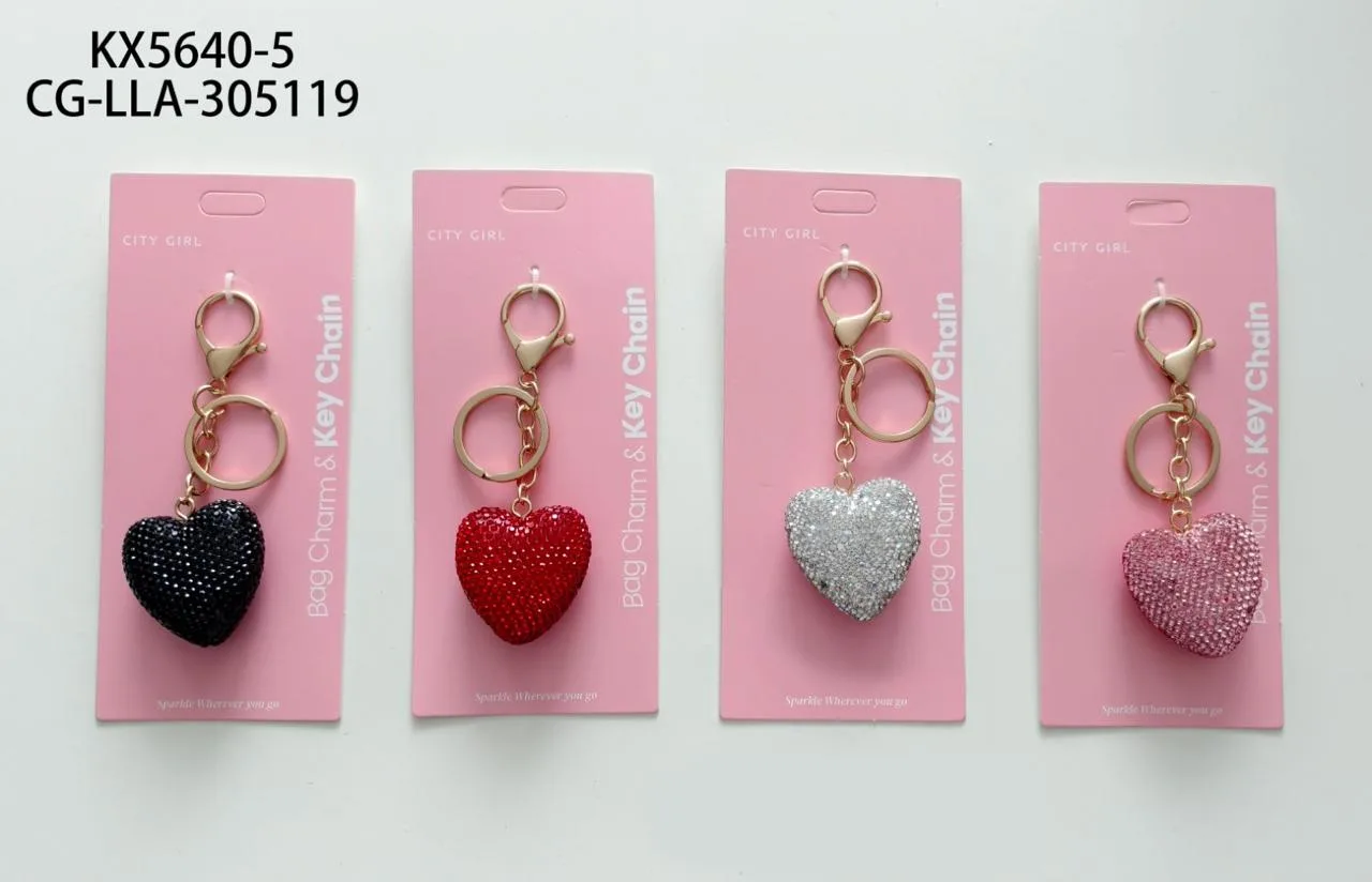 LLAVERO STRASS CORAZON