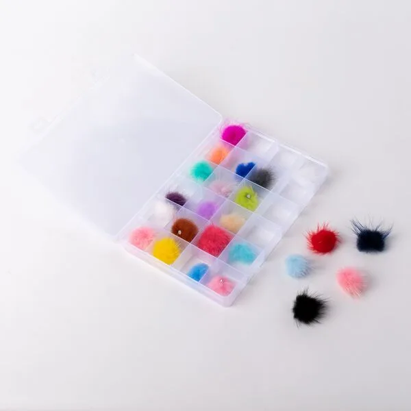 Accesorio Para Uñas Pompón 24 unidades