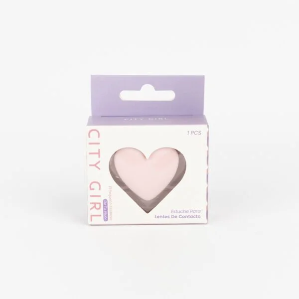 ESTUCHE PARA LENTES CORAZÓN TRASLUCIDO