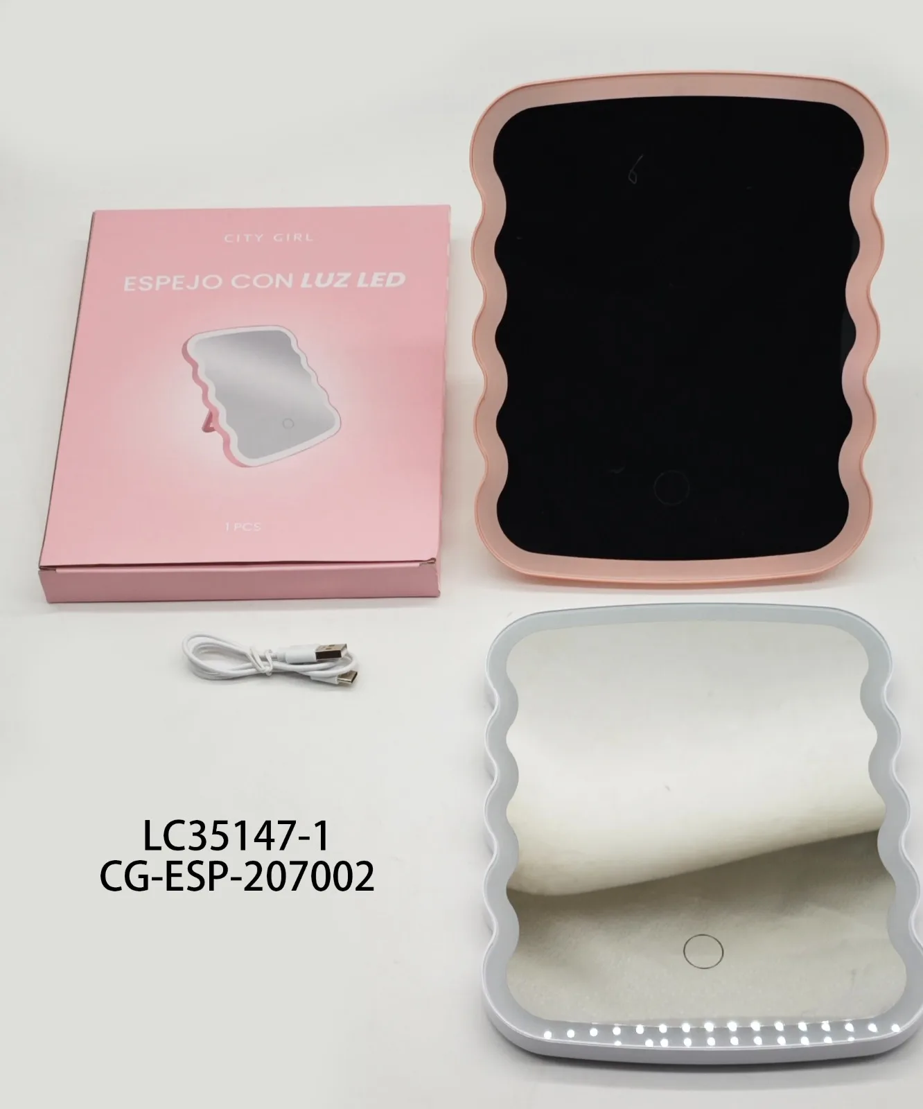 ESPEJO CON LUZ LED