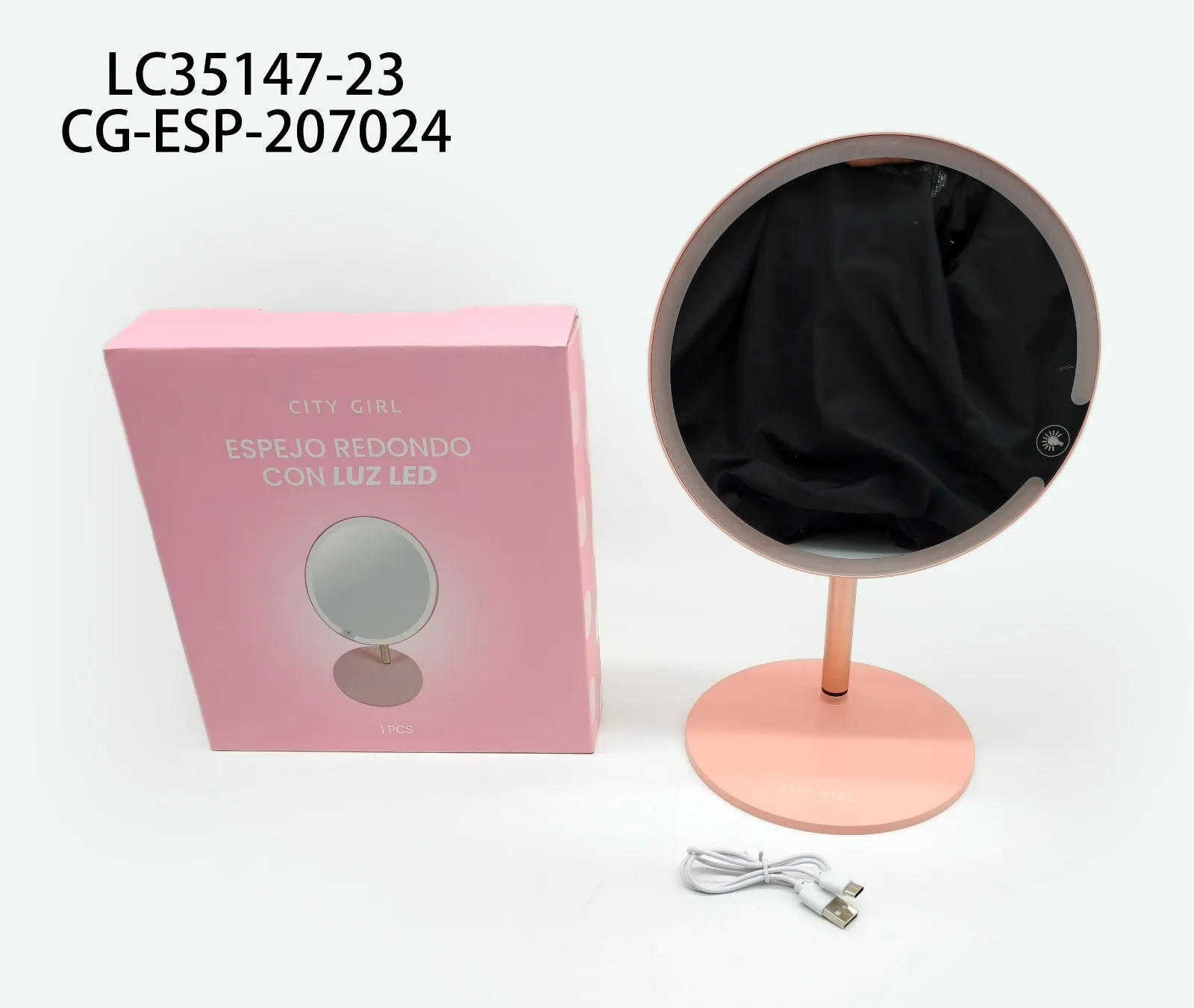ESPEJO CON LUZ LED