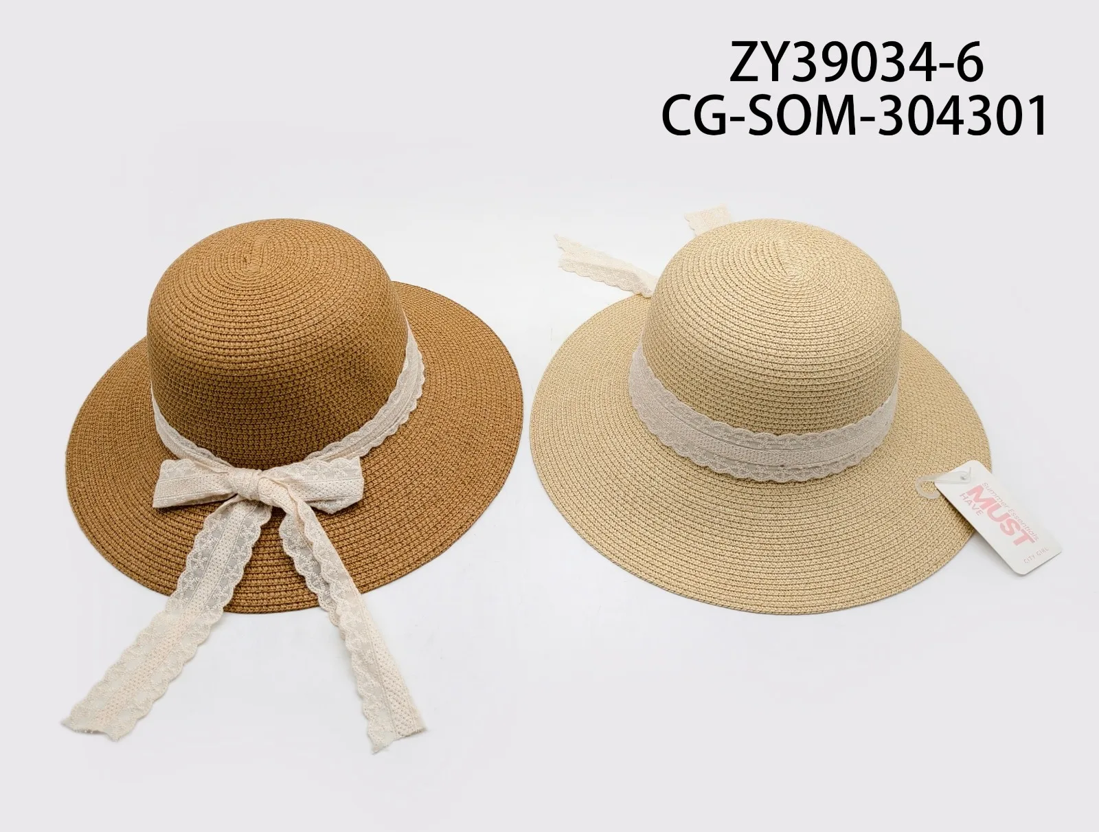 SOMBRERO LAZO BLANCO